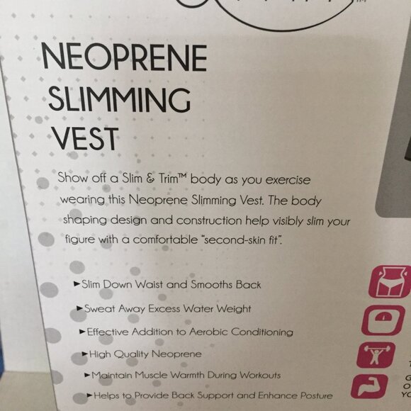 NEW Slim & Trim Neoprene Medium Slimming Vest - Picture 9 of 10